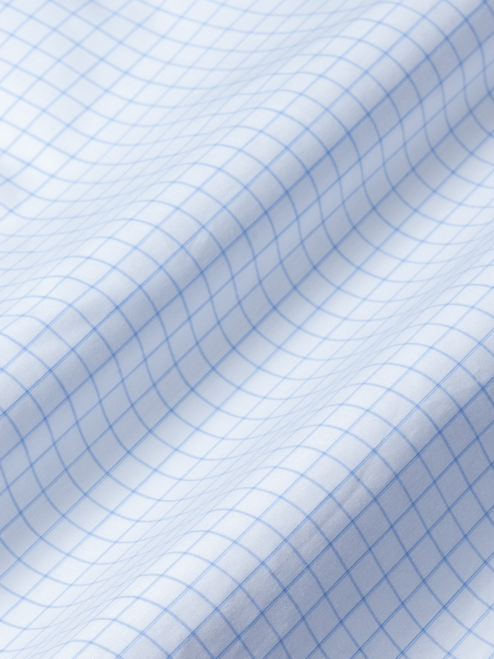 Light Blue Poplin Check