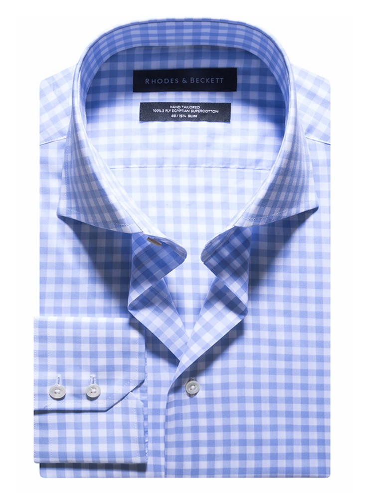 Blue Gingham Check