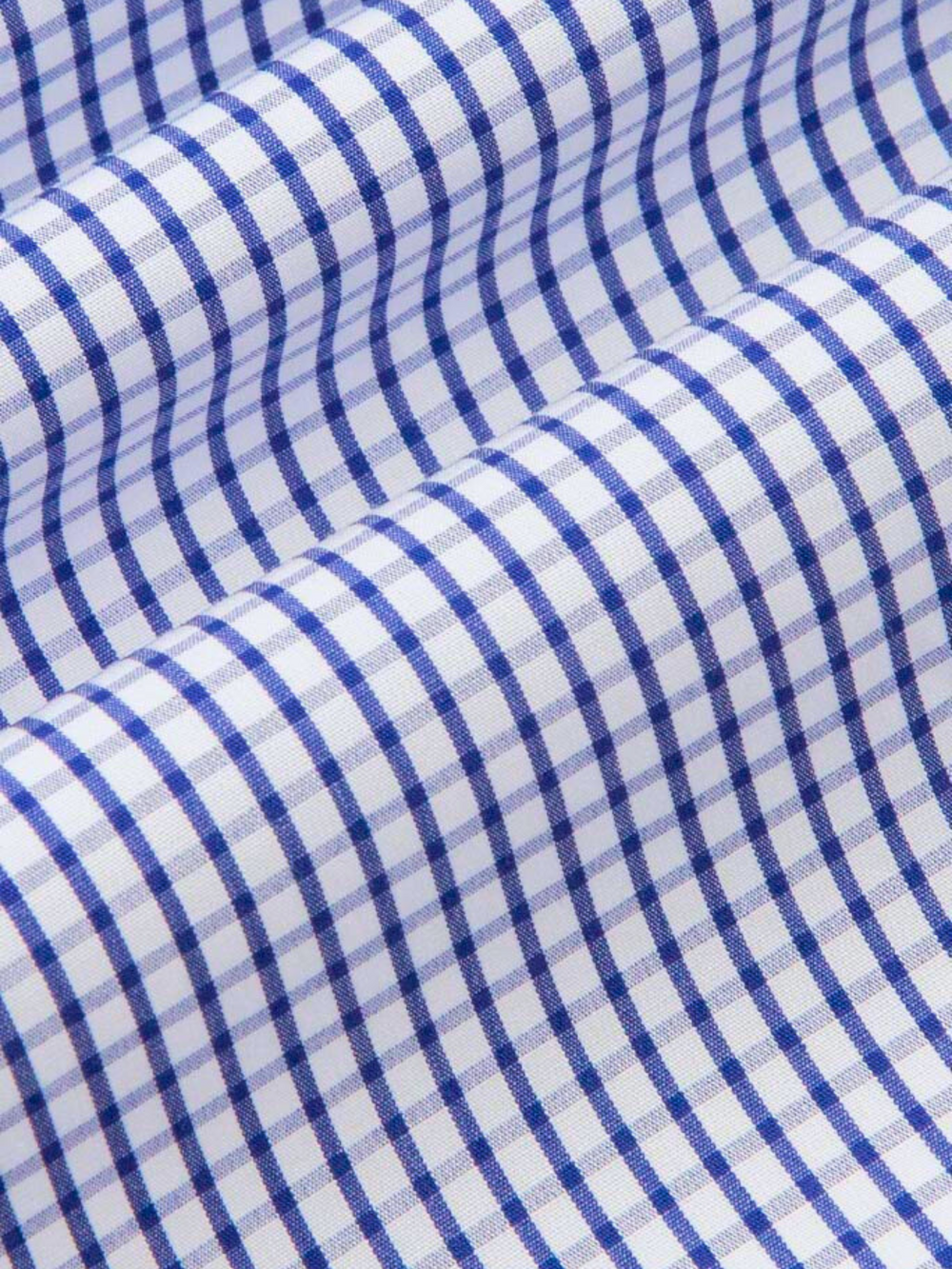 Blue Poplin Check