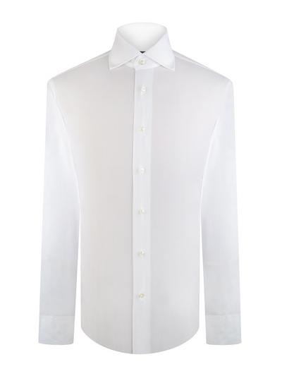 White Poplin Stretch