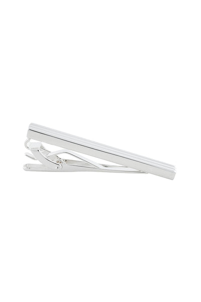 Silver Spiration Tie Clip